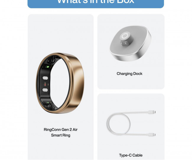 Розумне кільце RingConn Gen 2 Air Dune Gold